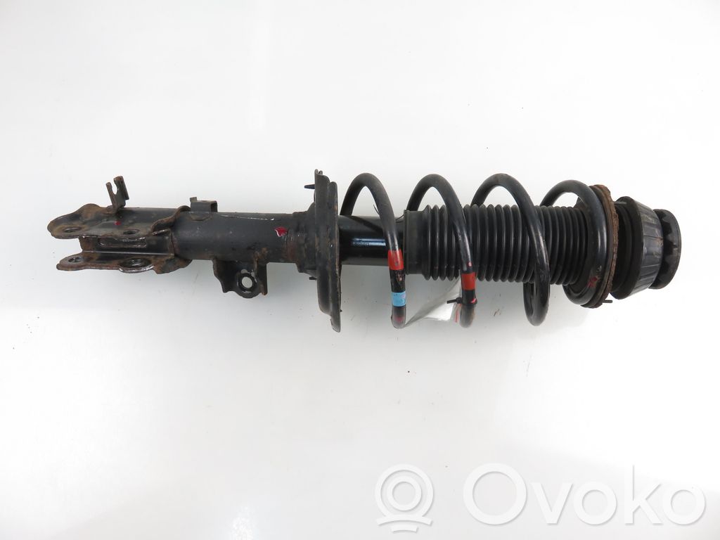 Front shock absorber with coil spring