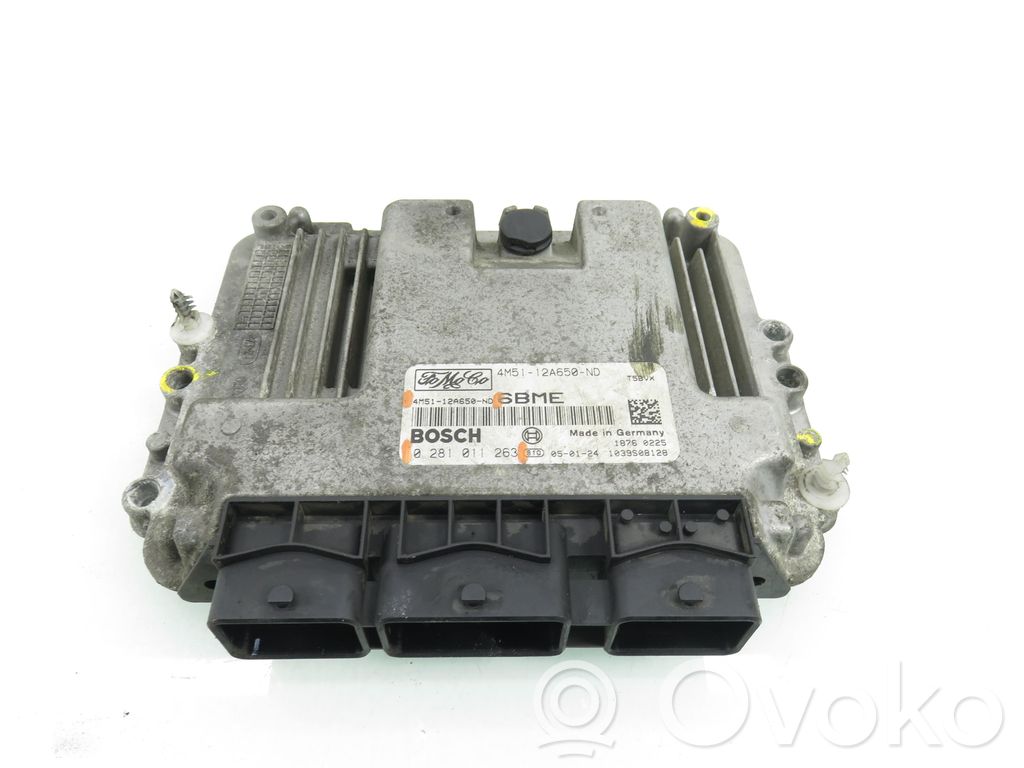 Engine control unit/module   0281011263,4M5112A650ND,0281011263,4M5112A650ND