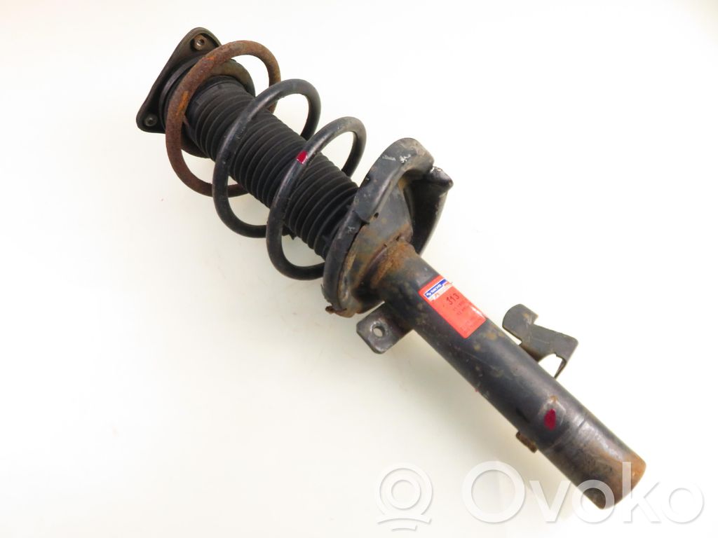 Front shock absorber with coil spring