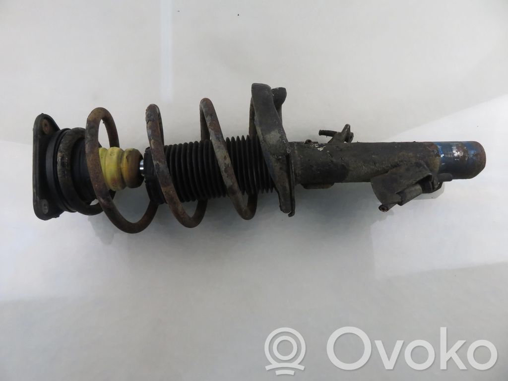 Front shock absorber with coil spring