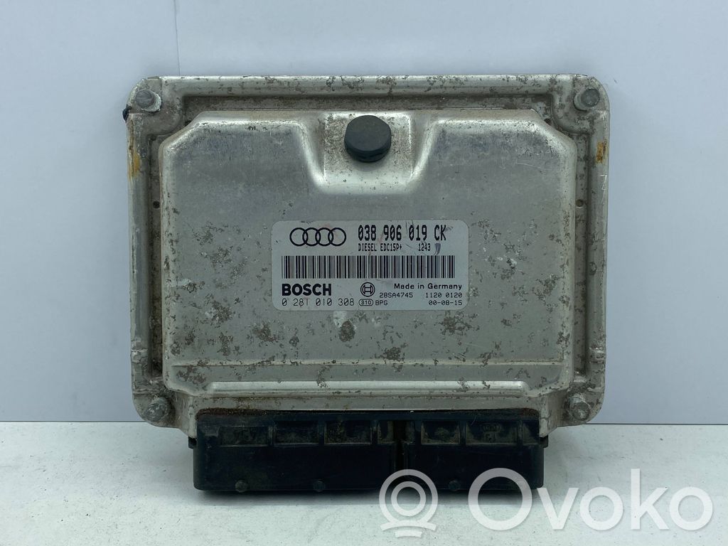Engine control unit/module   038906019CK,0281010308,28SA4745