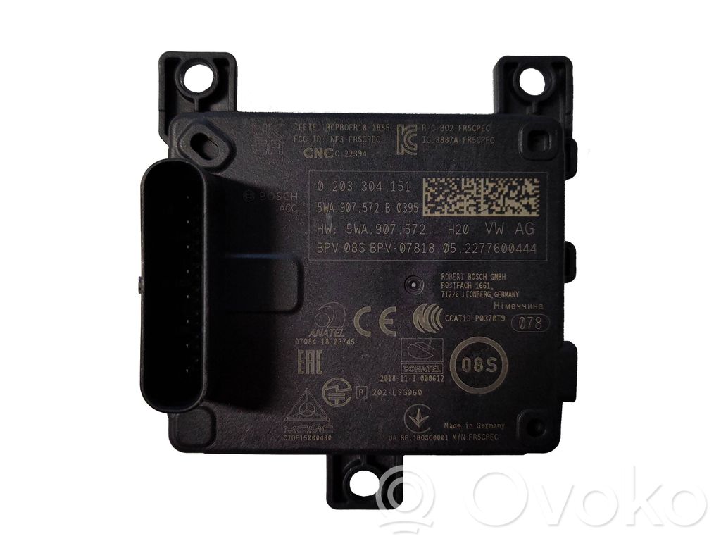 Sensor de radar Distronic   5WA907572B