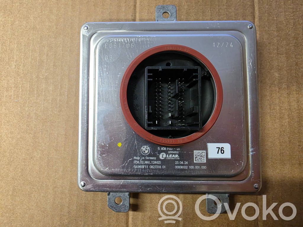 BMW 5 G30 G31 G38 Moduł sterujący statecznikiem LED 