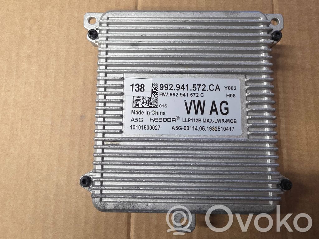 Volkswagen PASSAT B8 Módulo de control de balasto LED 