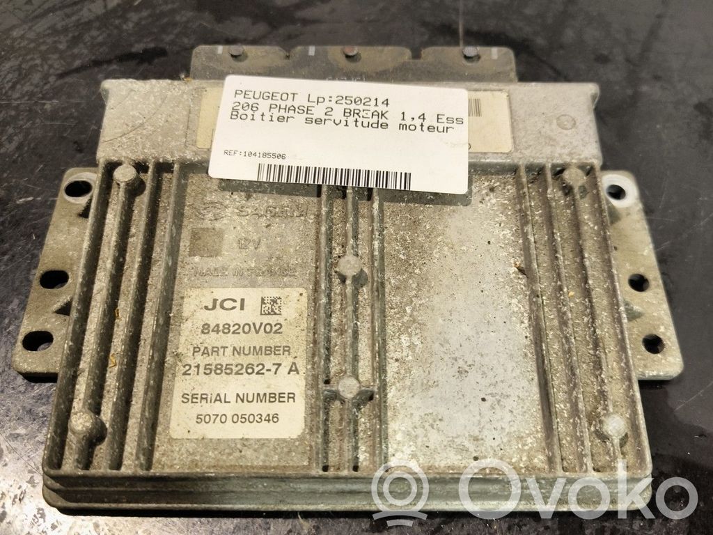 Peugeot 206 Engine control unit/module 
