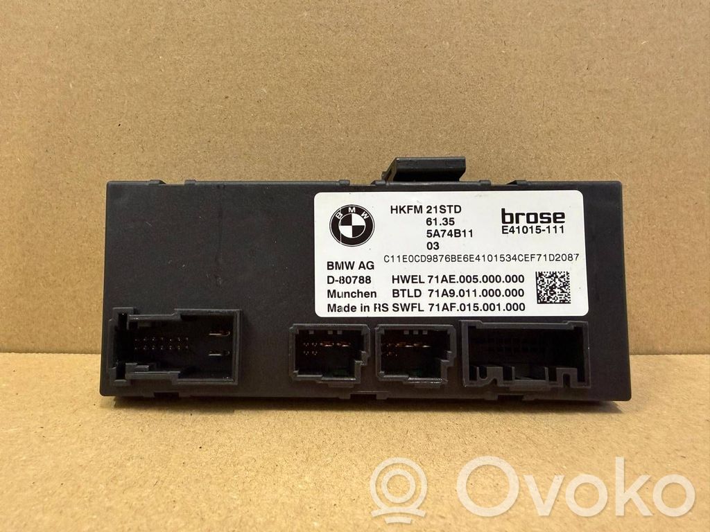 Other control units/modules
