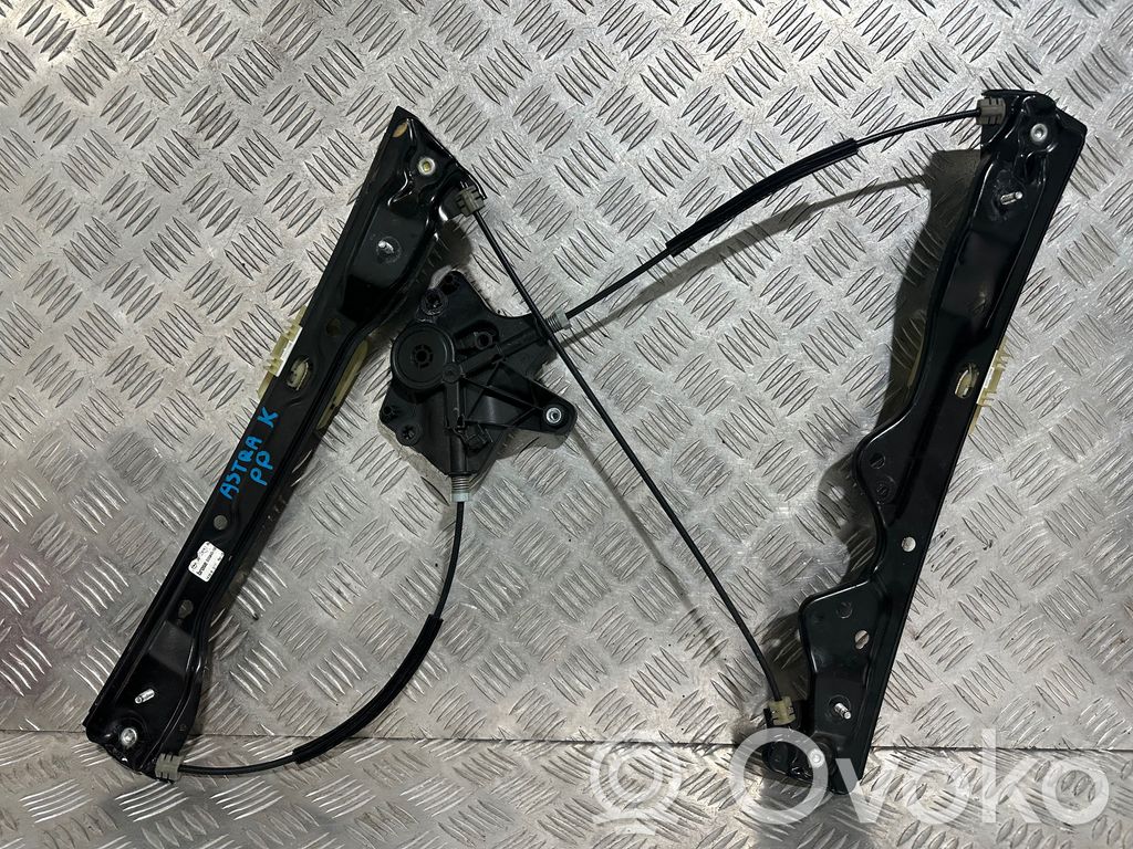 Opel Astra K Priekšpusē elektriskais loga pacelšanas mehānisms bez motoriņa 