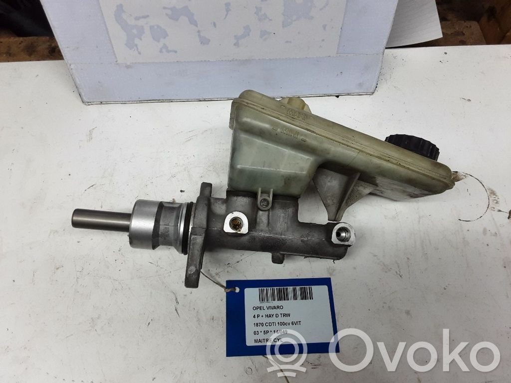 Opel Vivaro Cilindro del sistema frenante 