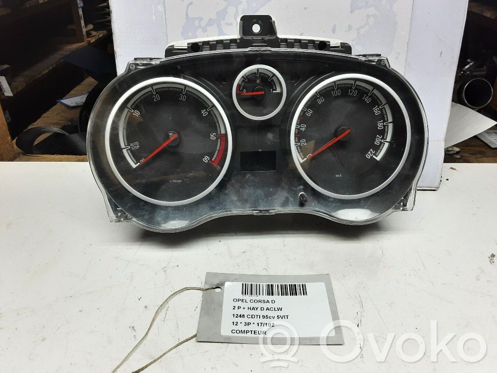 Opel Corsa D Nopeusmittari (mittaristo) 