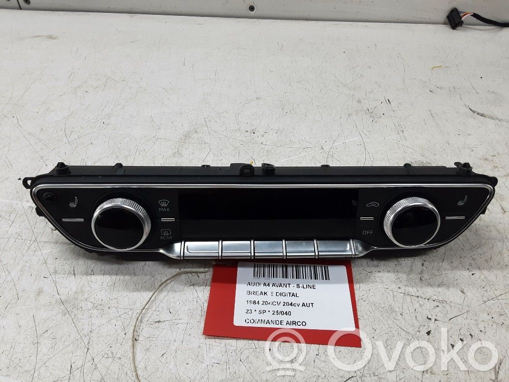 Audi A4 S4 B9 Unidad de control climatización 