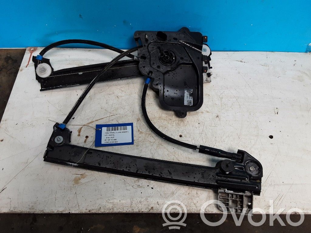 Front door manual window regulator