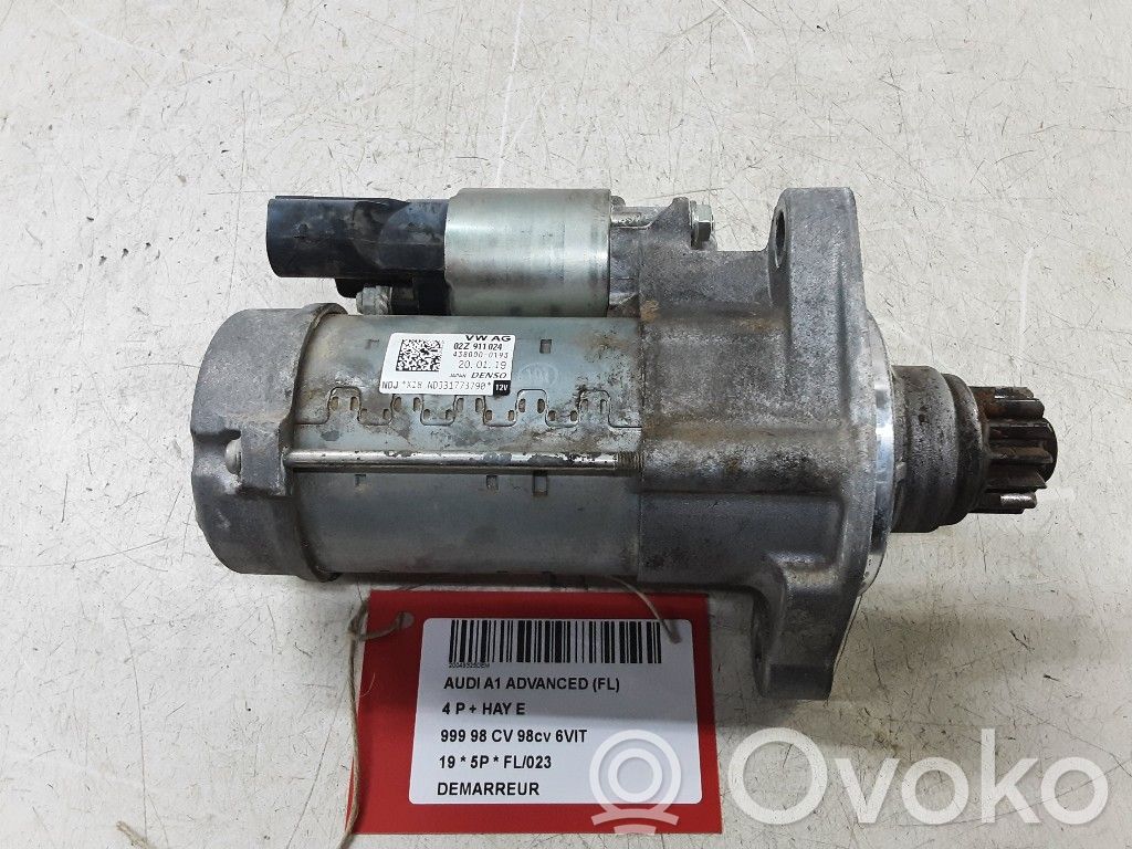 Стартер   02Z911024,02Z911024