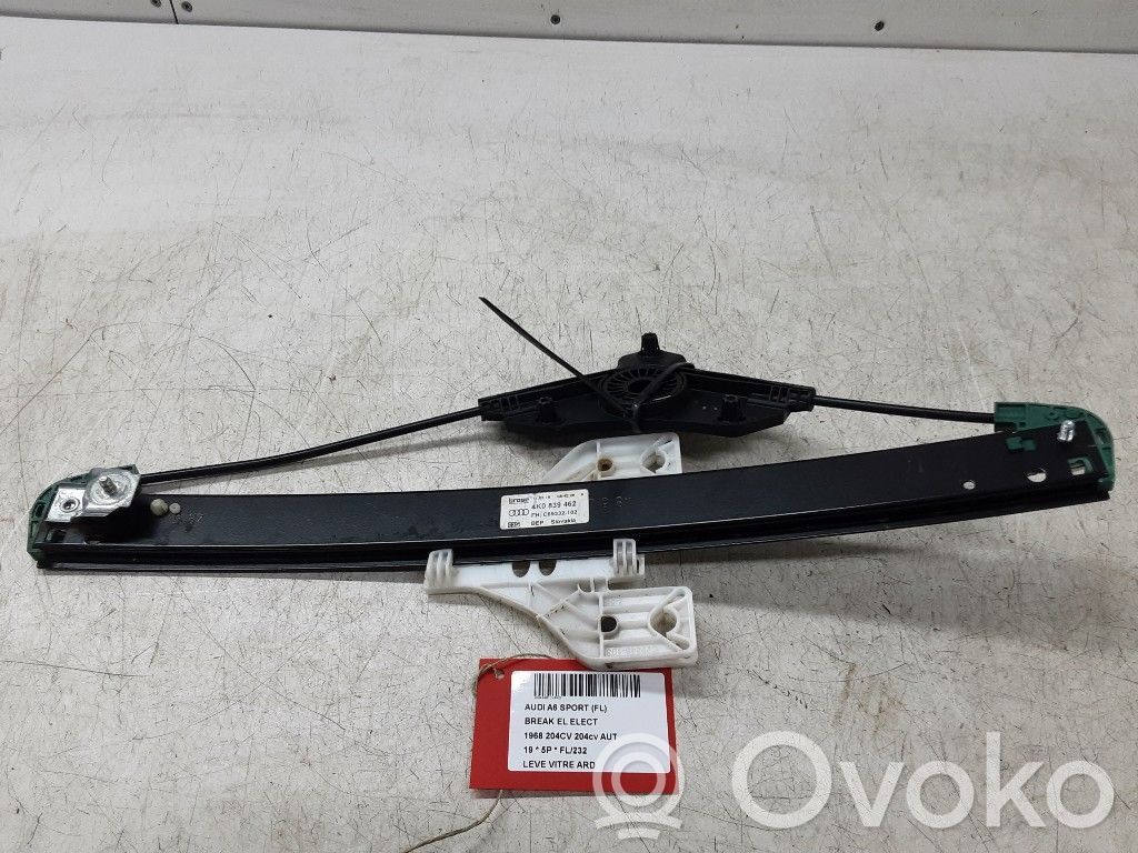 Regulador manual de la ventanilla trasera   4KO839462,4KO839462