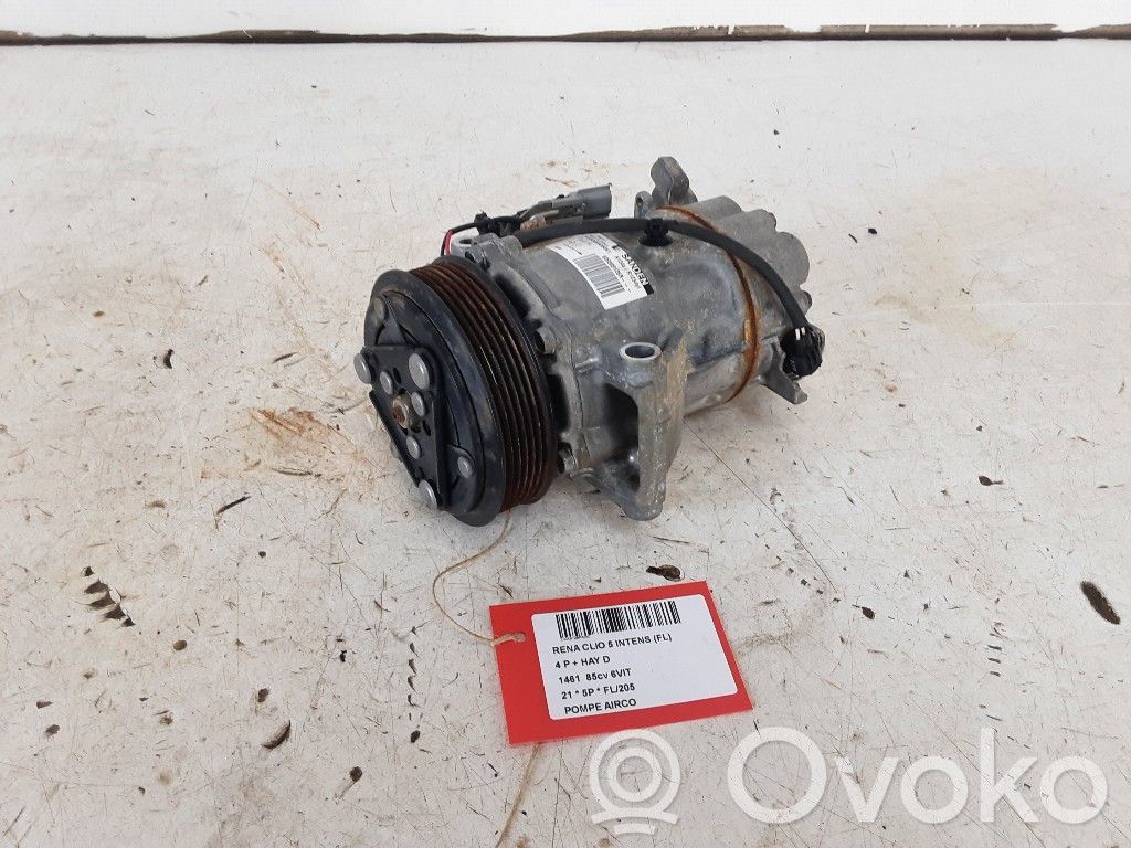 Renault Clio V Air conditioning (A/C) compressor (pump) 