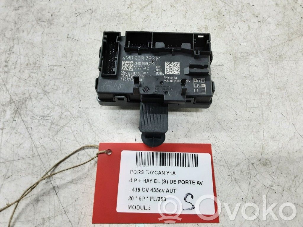 Porsche Taycan 9J1 Other control units/modules 