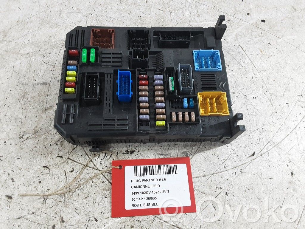 Peugeot Partner III Fuse box set 
