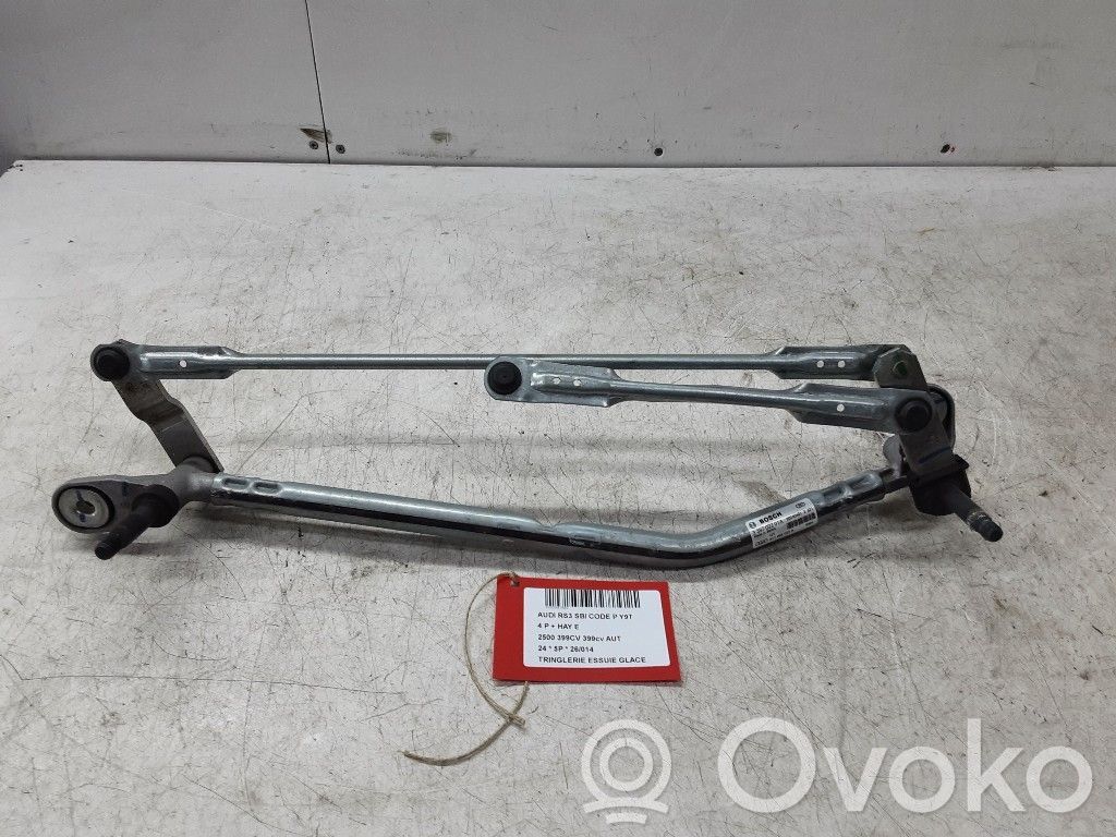 Audi RS3 8Y Mechanizm wycieraczek szyby przedniej / czołowej 