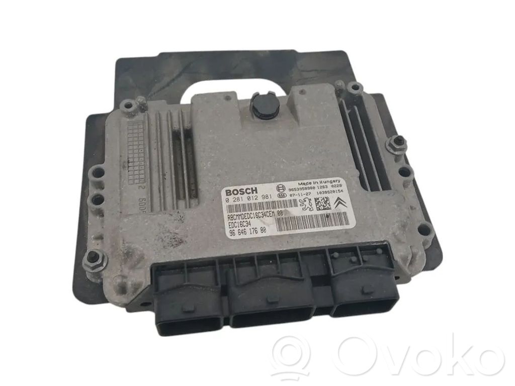 Citroen C4 I Picasso Sterownik / moduł wtrysku 