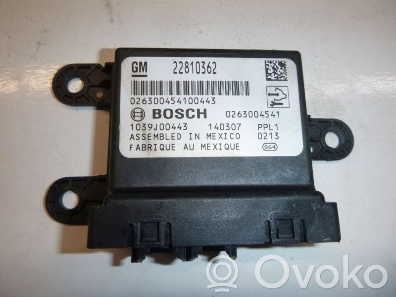 Unitate/modul de comandă parcare PDC   22810362,0263004541,0263004541,22810362