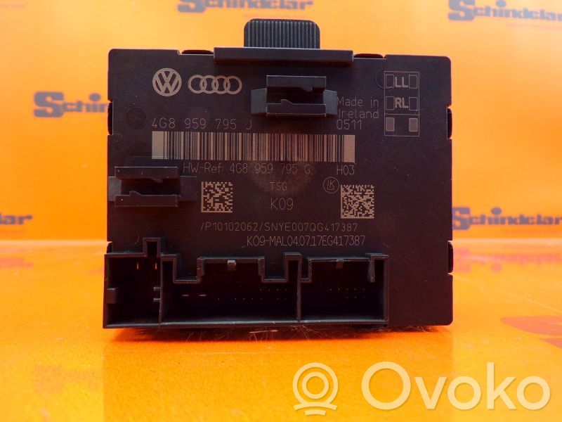 Audi A7 S7 4G Unitate/modul de comandă închidere centralizată