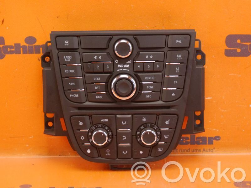 Opel Astra J Climate control unit 