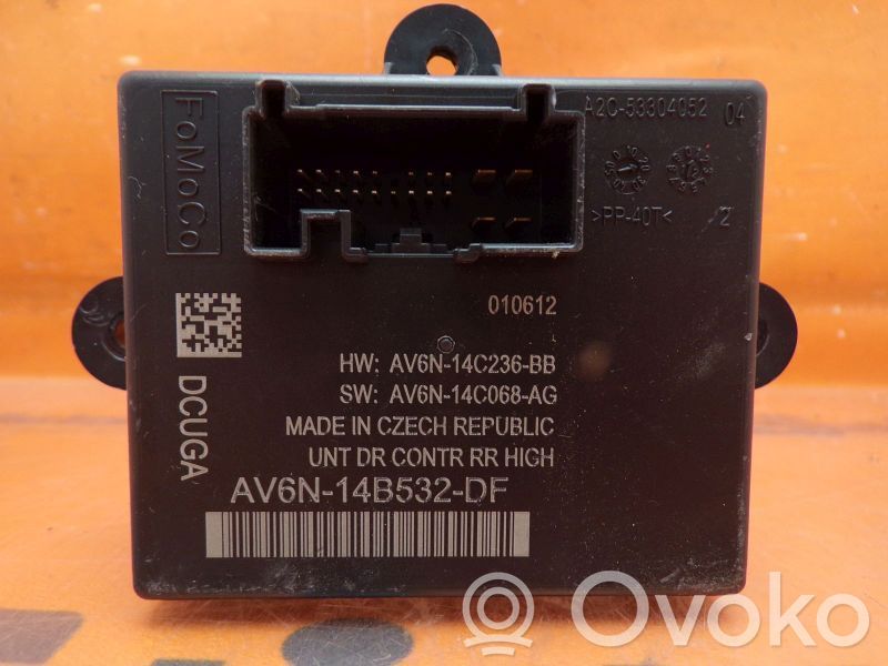 Centralina/modulo chiusura centralizzata portiere   AV6N14B532DF,AV6N14B532DF
