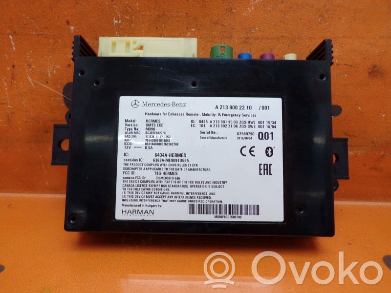 Autres unités de commande / modules   A2139002210,A2139002210