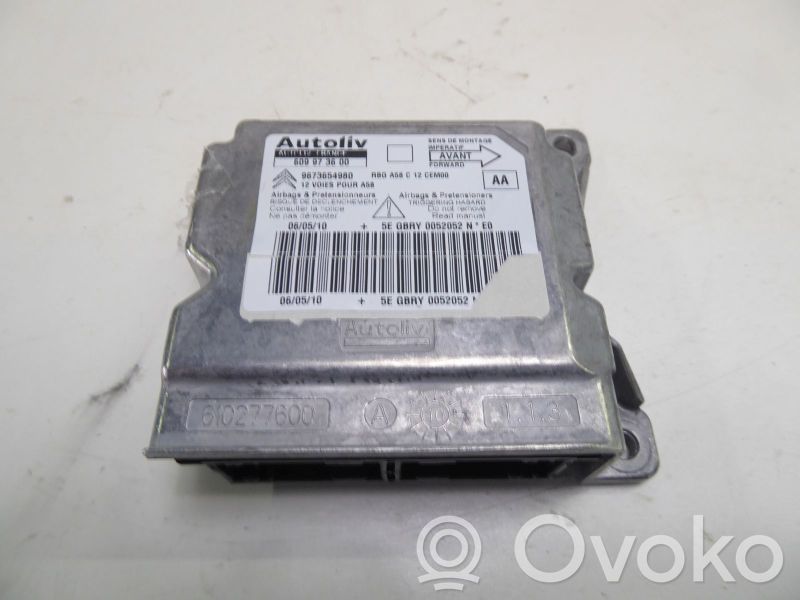 Airbag control unit/module   609973600,9673654980,609973600,9673654980