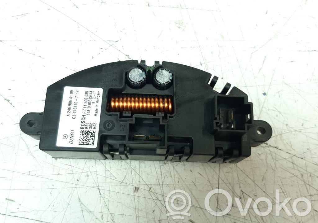 Mercedes-Benz A W176 Motor aerotermă/rezistor ventilator 