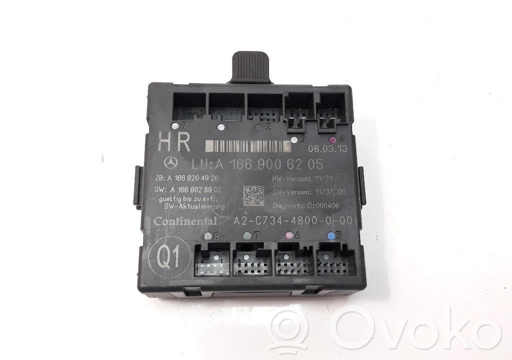 Mercedes-Benz ML W166 Modul confort 