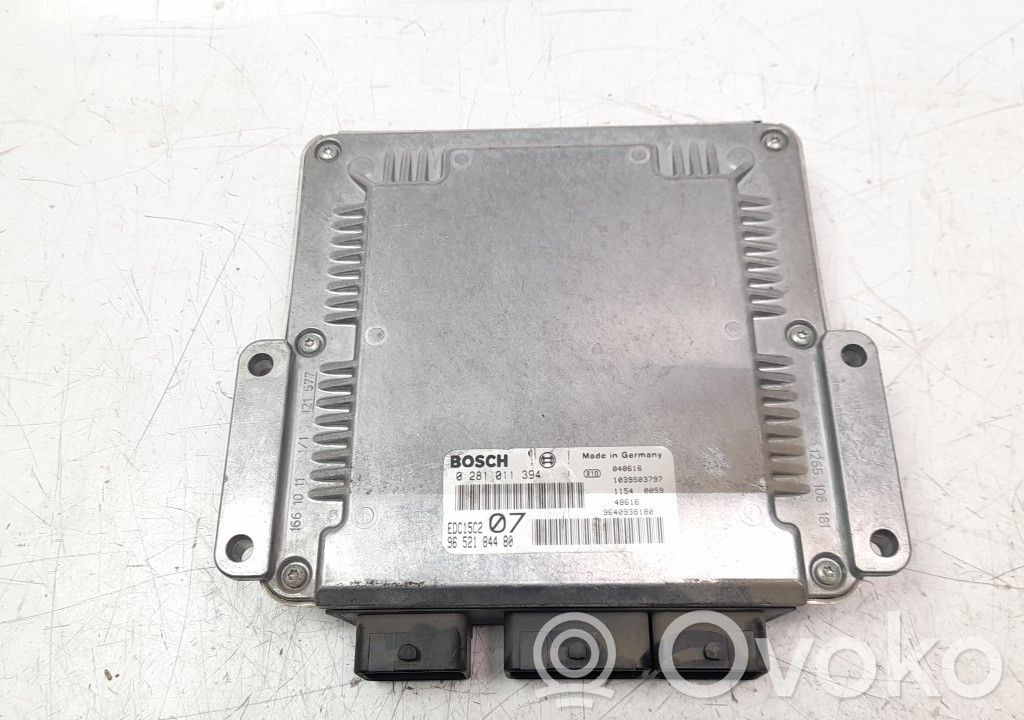 Engine control unit/module   9652184480,0281011394,9640938180