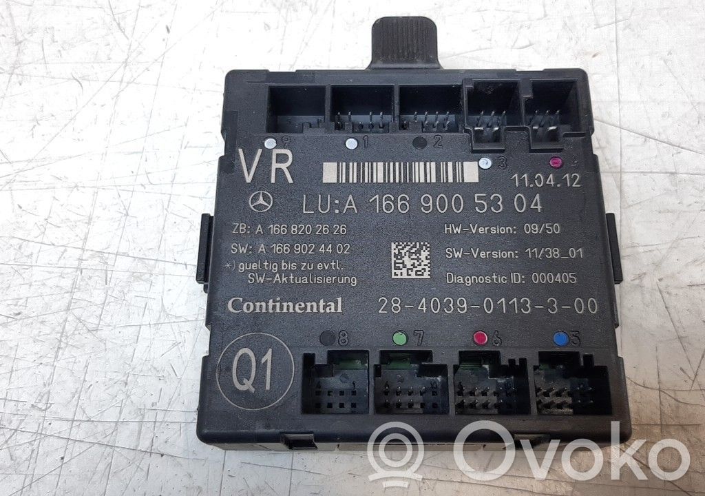 Mercedes-Benz ML W166 Module confort