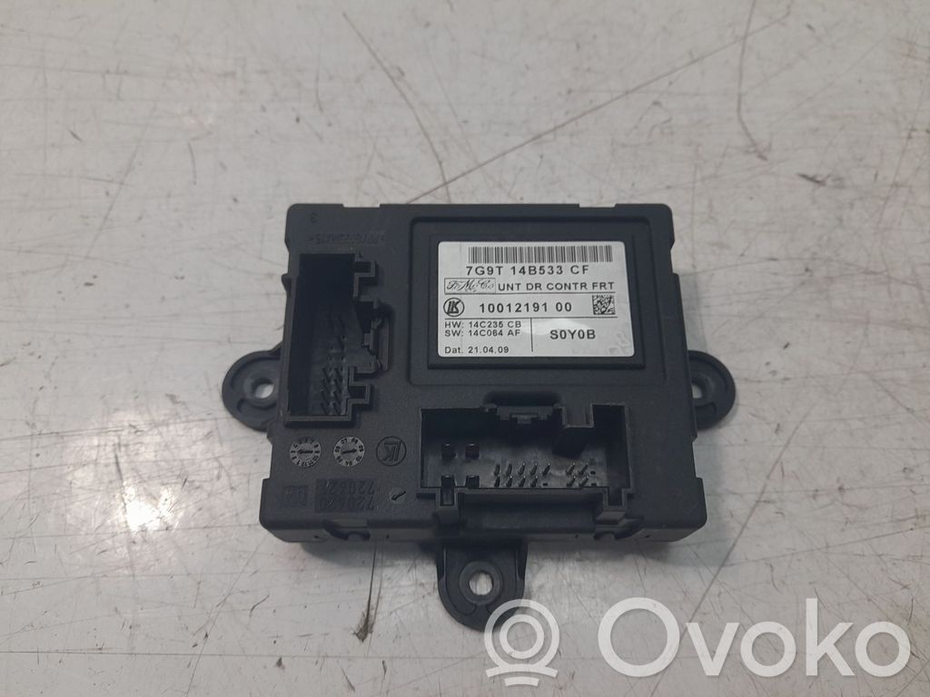 Other control units/modules   7G9T14B533CF