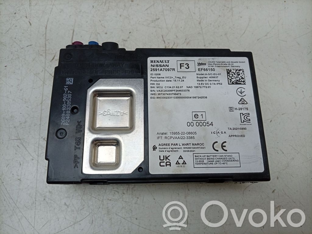 Otras unidades de control/módulos   2591A7097R