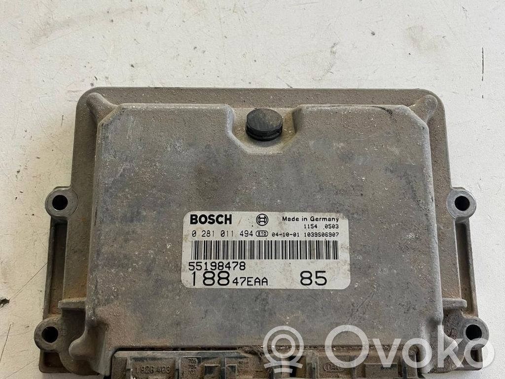 Fiat Punto (188) Engine control unit/module 