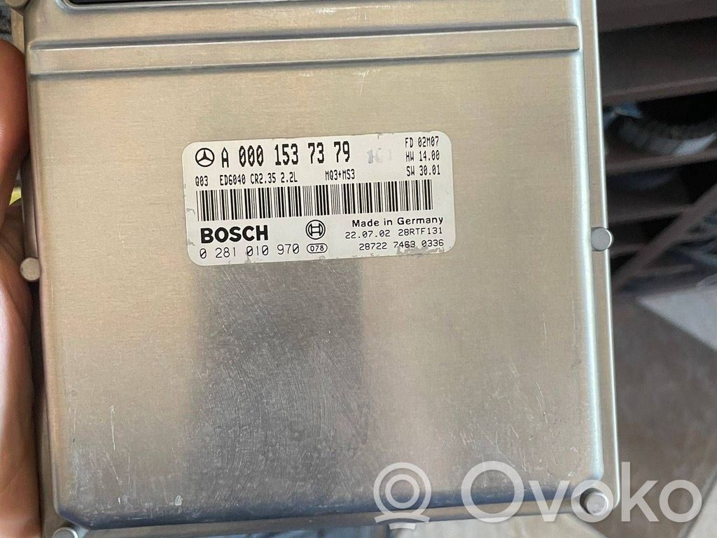 Mercedes-Benz Sprinter W901 W902 W903 W904 Sterownik / Moduł ECU 