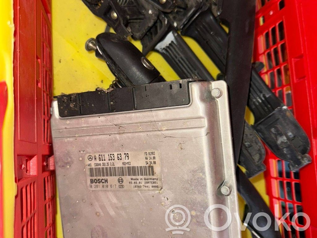 Mercedes-Benz Sprinter W901 W902 W903 W904 Komputer / Sterownik ECU i komplet kluczy 