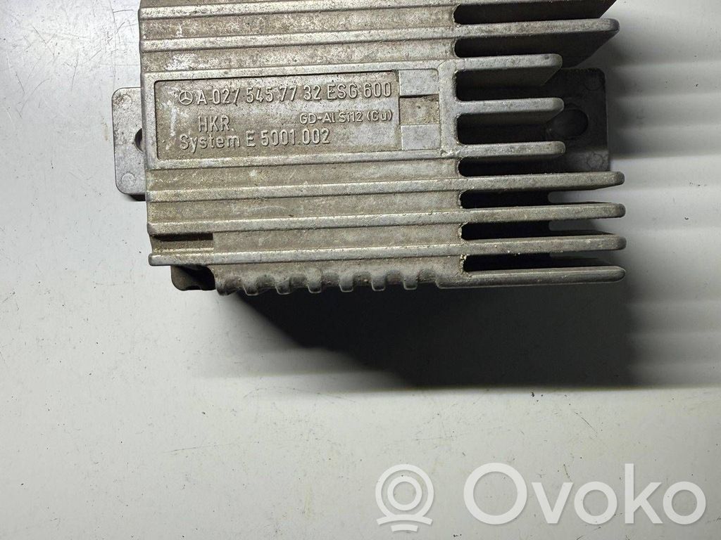Module de commande de ventilateur   E5001002,0275457732