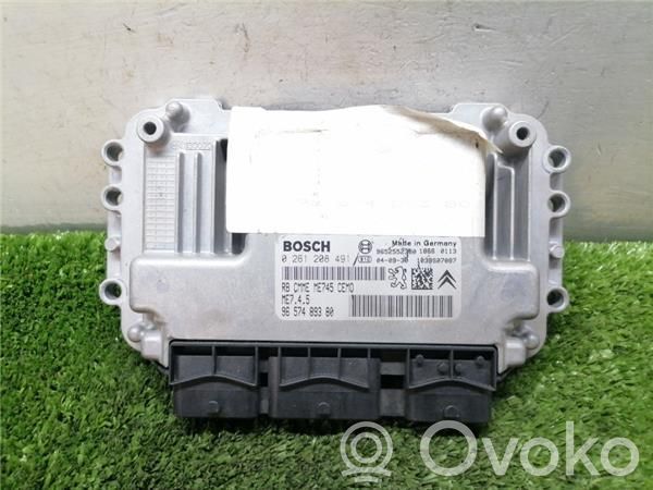Engine control unit/module ECU   261208491,9657489380