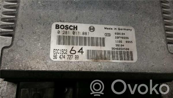 Peugeot 307 Engine control unit/module ECU 