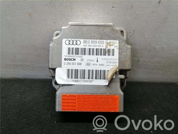 Unidad de control/módulo del Airbag   8E0959655G,285001668