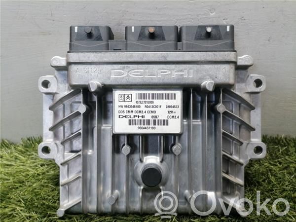 Engine control unit/module ECU   9663548180,R0413C001F