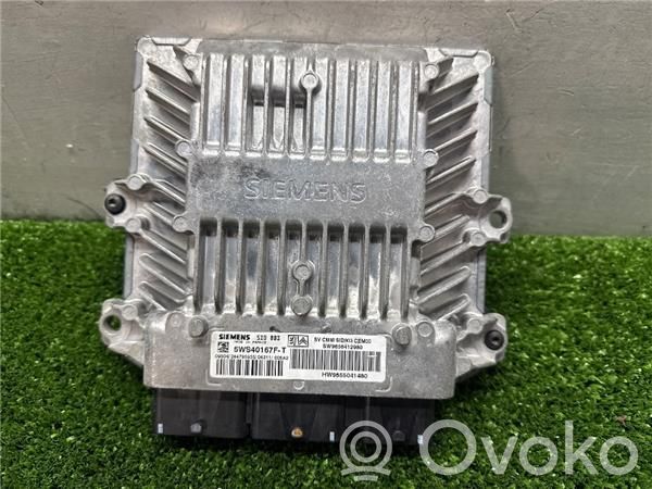 Engine control unit/module ECU   5WS40167FT,SW9656412980