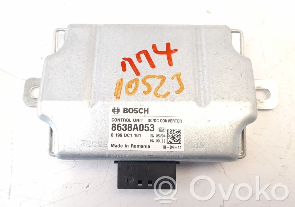 Autres unités de commande / modules   8638A053,0199DC1101