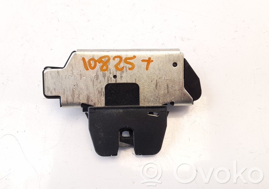 Citroen C-Elysée Tailgate lock latch 