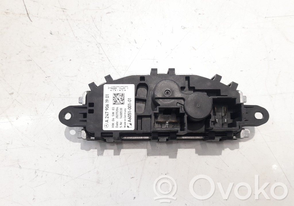 Mercedes-Benz GLB X247 Motor aerotermă/rezistor ventilator 