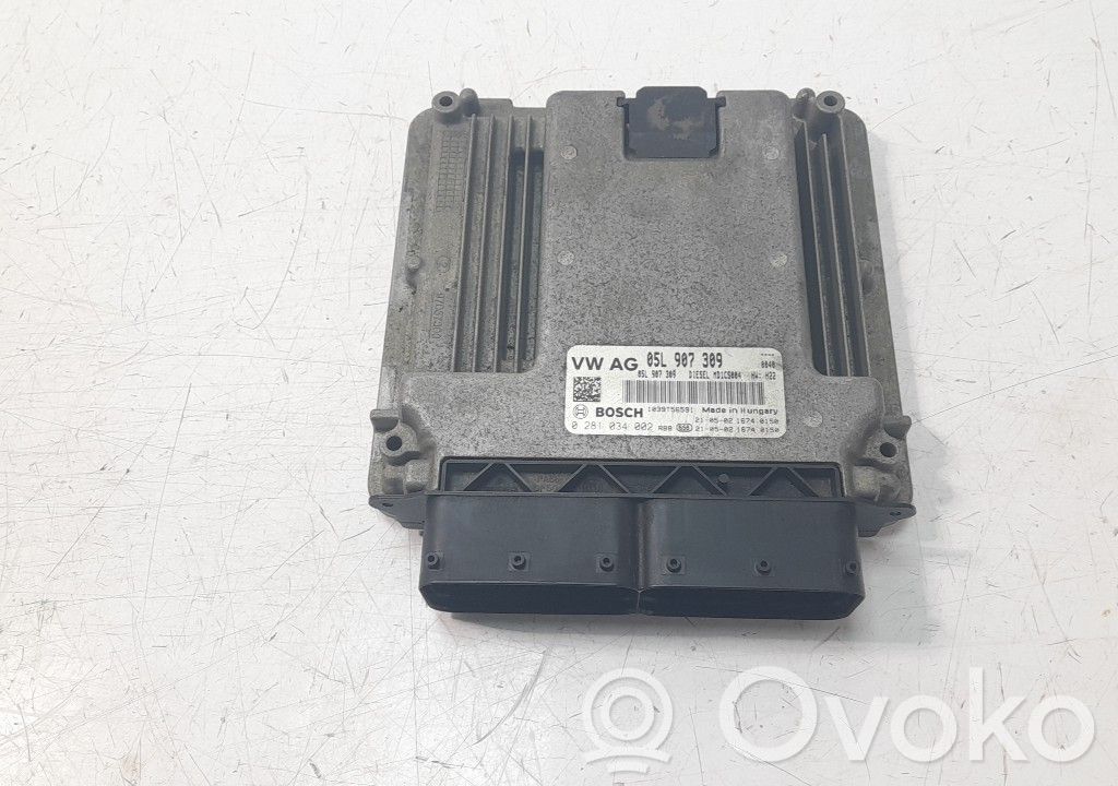 Engine control unit/module   05L907309,0281034002