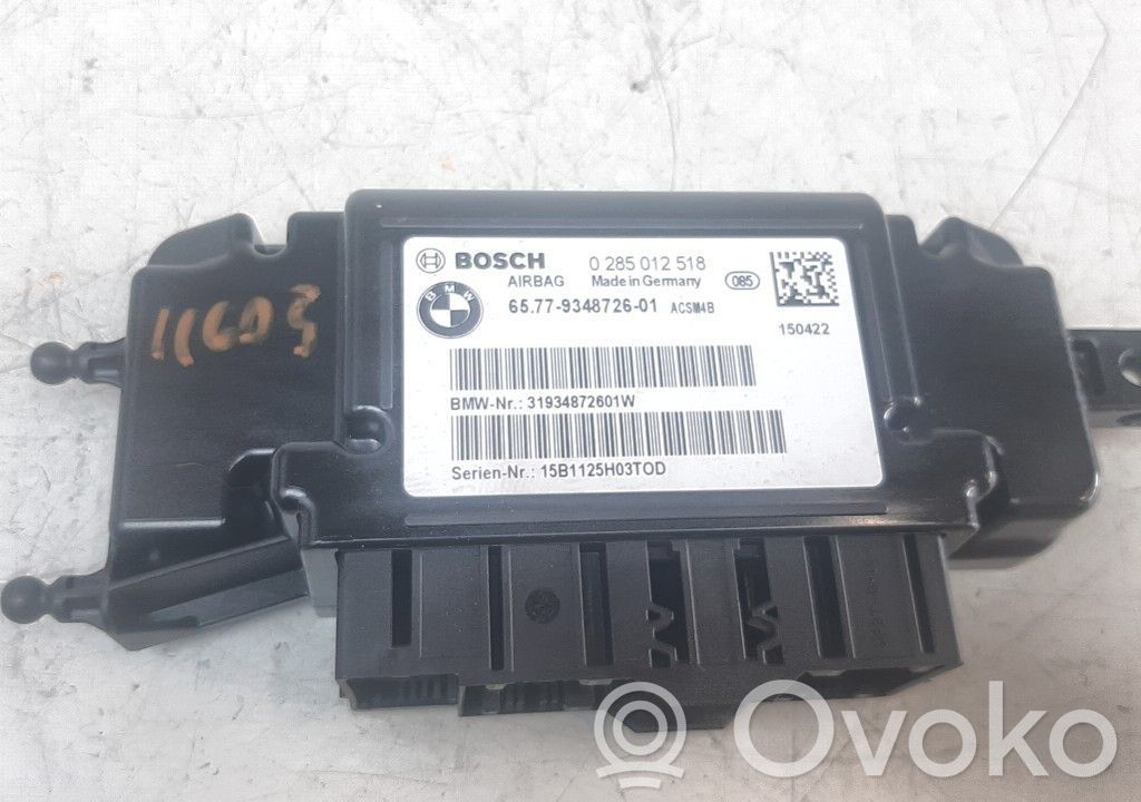 BMW 3 F30 F35 F31 Centralina/modulo airbag