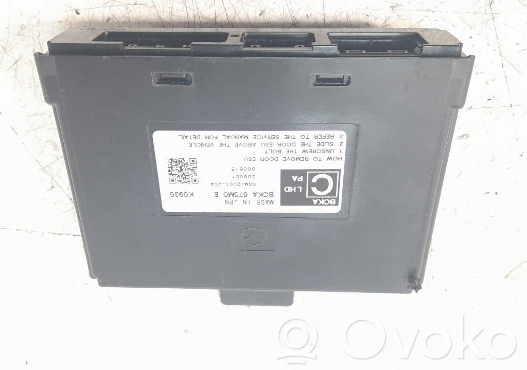 Mazda 3 Door central lock control unit/module 
