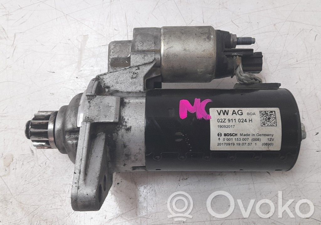 Motor de arranque   02Z911024H,0001153007